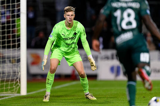 Värnamos målvakt Hugo Keto