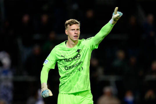 Värnamos målvakt Hugo Keto