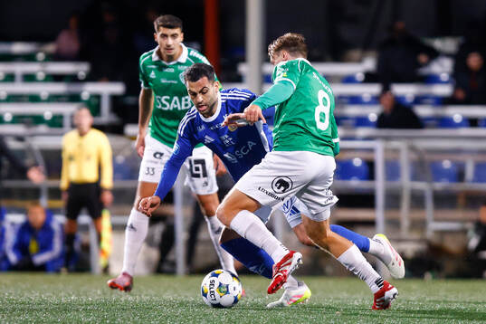 GIF Sundsvalls Marc Manchon och Brages Jacob Stensson