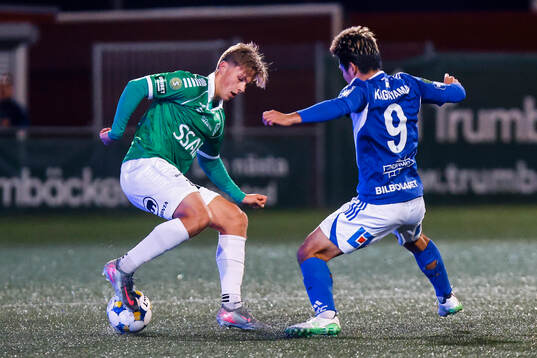 Brages Gustav Berggren och GIF Sundsvalls Taiki Kagayama