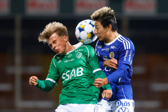 Brages Noah Östberg och GIF Sundsvalls Taiki Kagayama