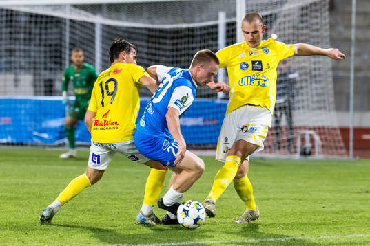 Falkenbergs Oskar Lindberg och Nils Bertilsson mot