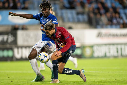 Trelleborgs Abel Ogwuche mot Örgrytes Noah Christoffersson