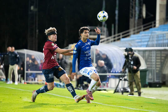 Trelleborgs Angelo Nehmé och Örgrytes Isak Dahlqvist