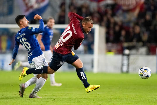 Trelleborgs Ammar Asani mot Örgrytes Nicklas Bärkroth