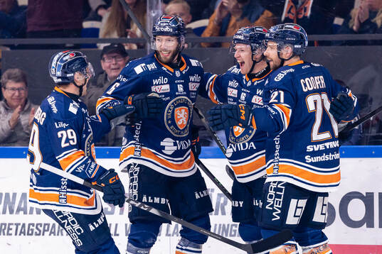 Växjös Sebastian Strandberg, Petter Granberg, Hugo