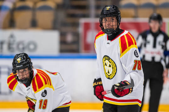 Brynäs Julia Östlund och Elin Svensson