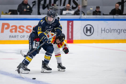 HV71s Julia Nearis och Brynäs Oona Koukkula