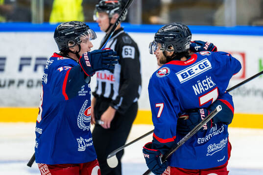 Oskarshamns Pontus Näsén jublar