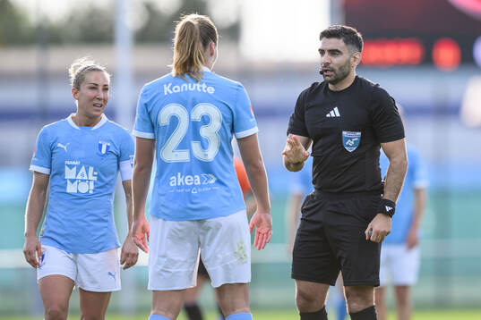 Malmö FFs Mia Persson och Sara Kanutte Sørensen Fornes