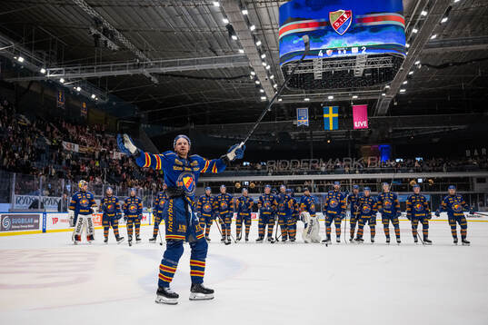 Djurgårdens Daniel Brodin jublar