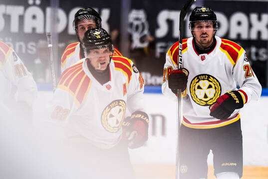 Brynäs Johannes Kinnvall jublar