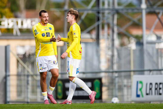 Falkenbergs Viktor Ekblom och Hampus Källström