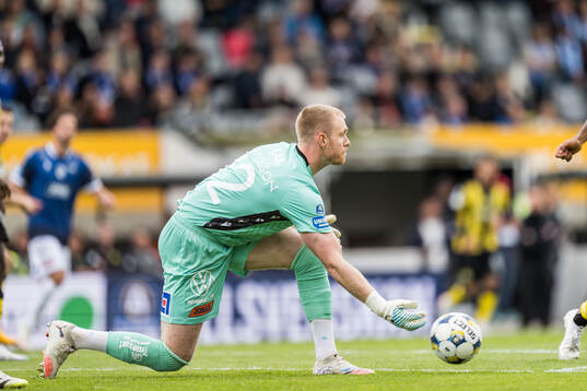 Halmstads målvakt Tim Erlandsson