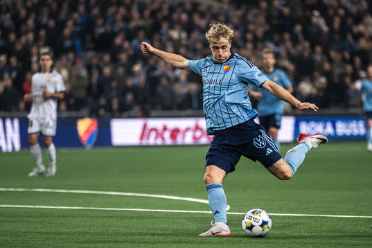 Djurgårdens Jeppe Møldrup Okkels gör 4-1