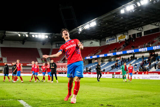 Helsingborgs Jon Birkfeldt jublar