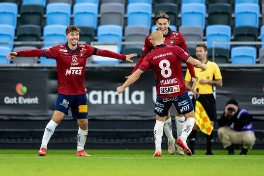 Örgrytes Daniel Paulson, Noah Christoffersson och Amel