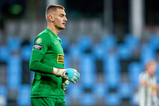 Landskronas målvakt Marcus Pettersson