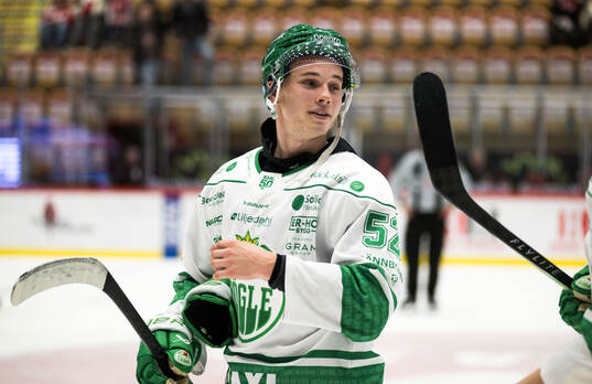 Rögles Felix Nilsson jublar