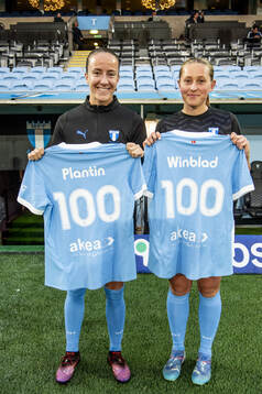 Malmö FFs Anna Plantin och Petronella Winblad hyllas för
