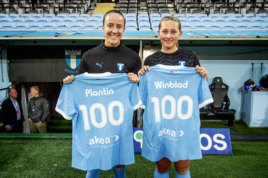Malmö FFs Anna Plantin och Petronella Winblad hyllas för