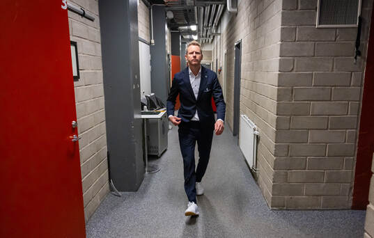 Frölundas tränare Robert Ohlsson