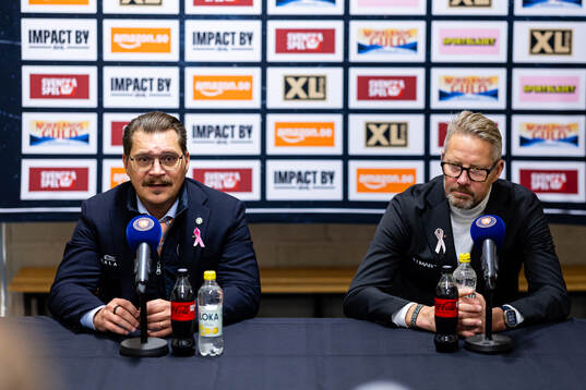 Växjös tränare Björn Hellkvist och Leksands tränare