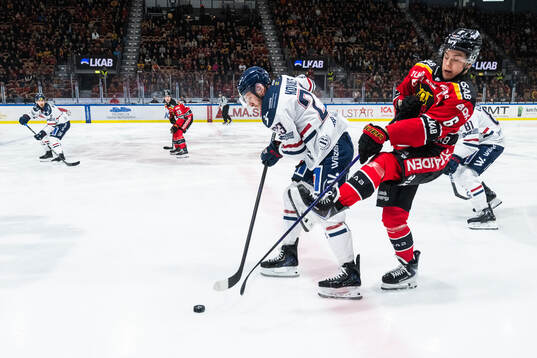 Linköpings Robin Kovacs och Luleås Isac Hedqvist