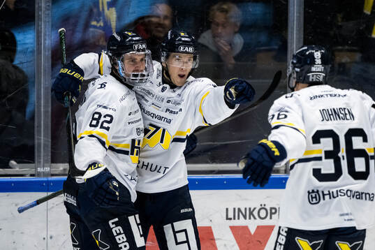 HV71s Lucas Lagerberg jublar