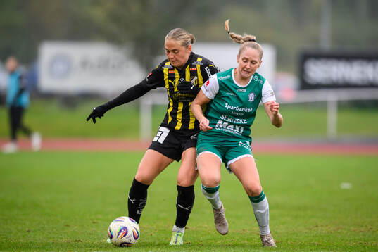 Häckens Paulina Nyström och Alingsås Karin Lundin