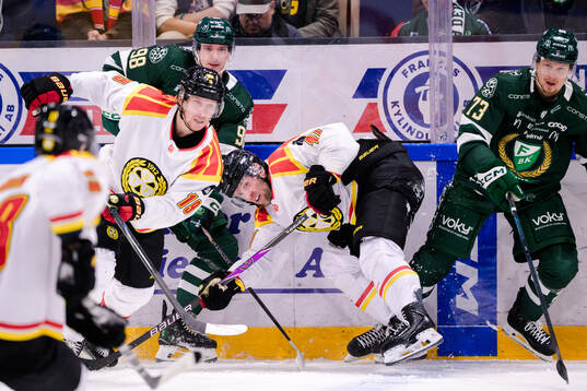 Brynäs Nicklas Bäckström och Greg Scott