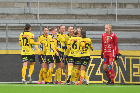 Elfsborgs spelare jublar