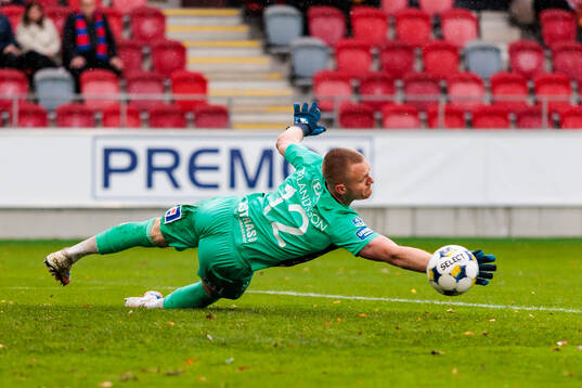 Halmstads målvakt Tim Erlandsson