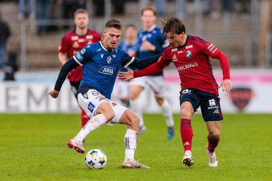 Halmstads Villiam Granath och Östers Tatu Varmanen