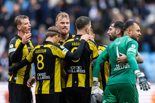 Hammarbys Markus Karlsson, Victor Eriksson, Pavle Vagic,