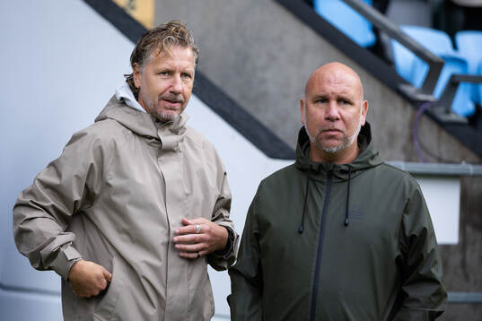 IFK Göteborgs fotbollschef Jesper Jansson och Hammarbys