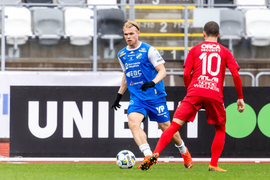 Oddevolds Linus Tornblad och Utsiktens Arian Kabashi