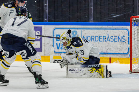 Södertäljes målvakt Love Härenstam