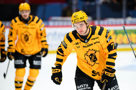 Skellefteås Frans Haara jublar