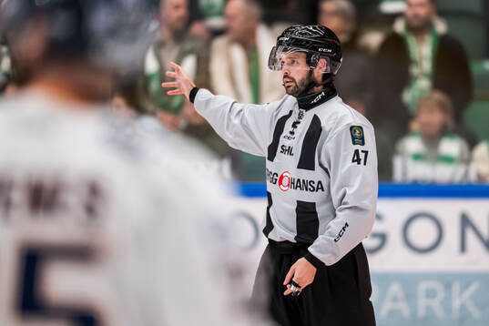 Linjedomare Oliver Sjöberg