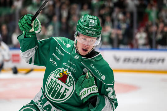 Rögles Fredrik Olofsson jublar