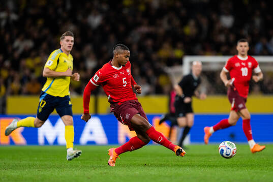 Manuel Akanji of Switzerland