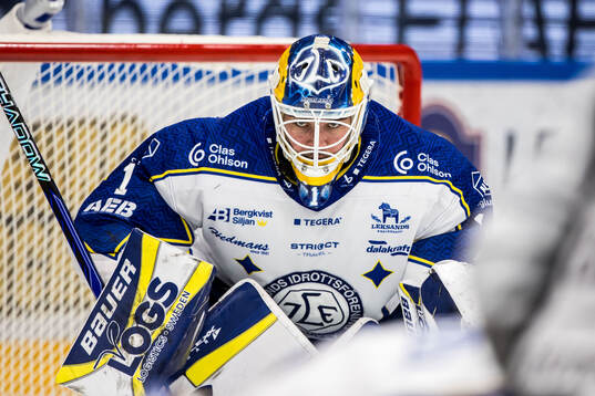 Leksands målvakt Marcus Gidlöf