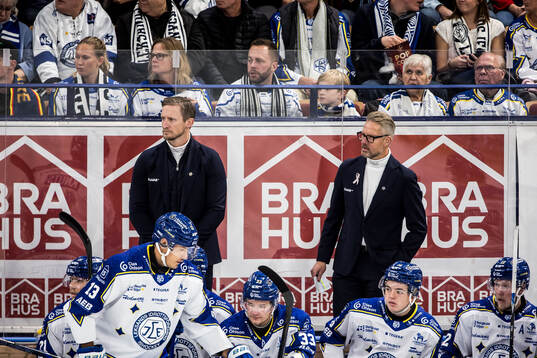 Leksands assisterande tränare David Printz och tränare