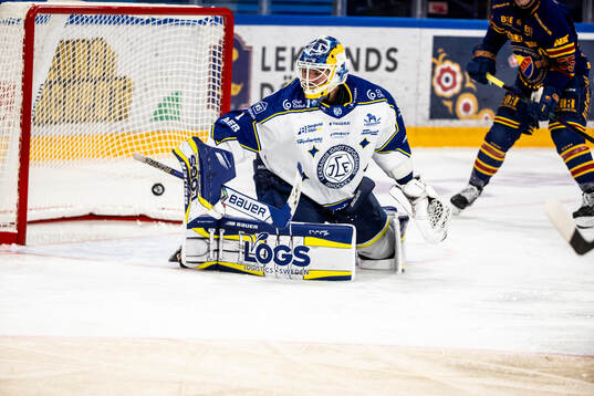 Leksands målvakt Marcus Gidlöf