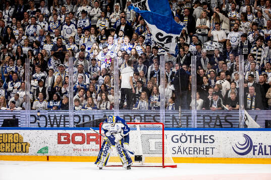 Leksands målvakt Marcus Gidlöf