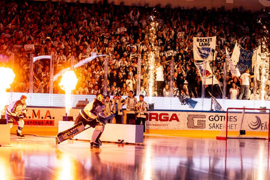 Leksands målvakt Marcus Gidlöf