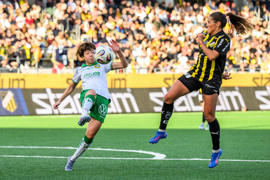 Hammarbys Asato Miyagawa och Häckens Mary Caroline