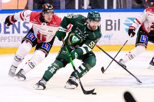 Örebros Luke Martin och Färjestads Linus Johansson