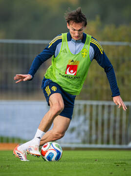 Hjalmar Ekdal of the Swedish men's national football team
